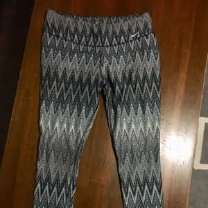 EUC Nike Tribal Pattern Dri-fit Leggings, XL